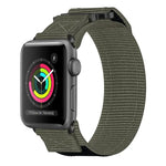Bracelet de montre auto-agrippant en nylon, pour Apple Watch 38 mm