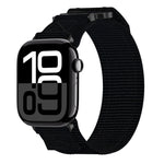 Nylon Hook And Loop Fastener Watch Band, For Apple Watch Series 10 46mm, For Apple Watch Series 10 42mm, For Apple Watch SE 2023 44mm, For Apple Watch SE 2023 40mm, For Apple Watch Ultra 2 49mm, For Apple Watch Series 9 45mm, For Apple Watch Series 9 4...
