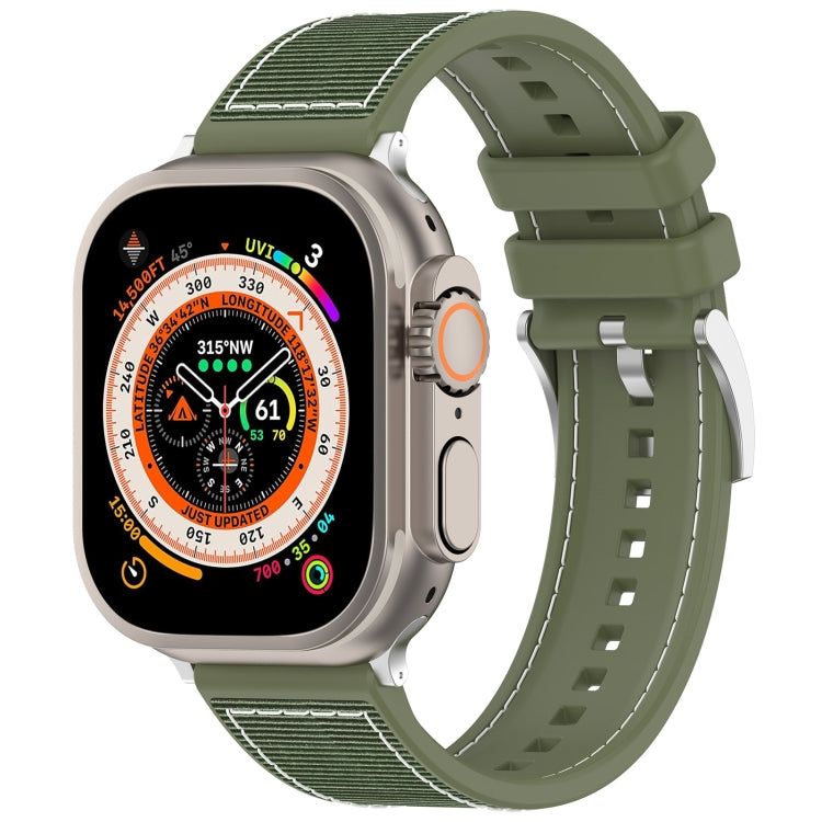 Bracelet de montre hybride officiel Buckle en nylon tressé et silicone, pour Apple Watch 42 mm, pour Apple Watch 38 mm