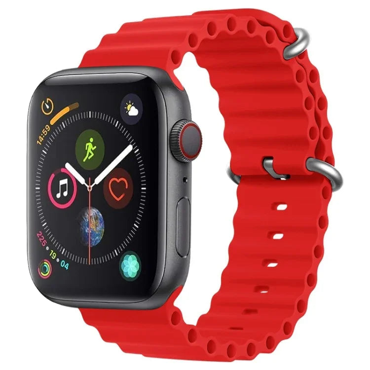 ZGA Ocean Silicone Watch Band, For Apple Watch Series 4 44mm, For Apple Watch Series 3 42mm, For Apple Watch Series 2 42mm, For Apple Watch 42mm
