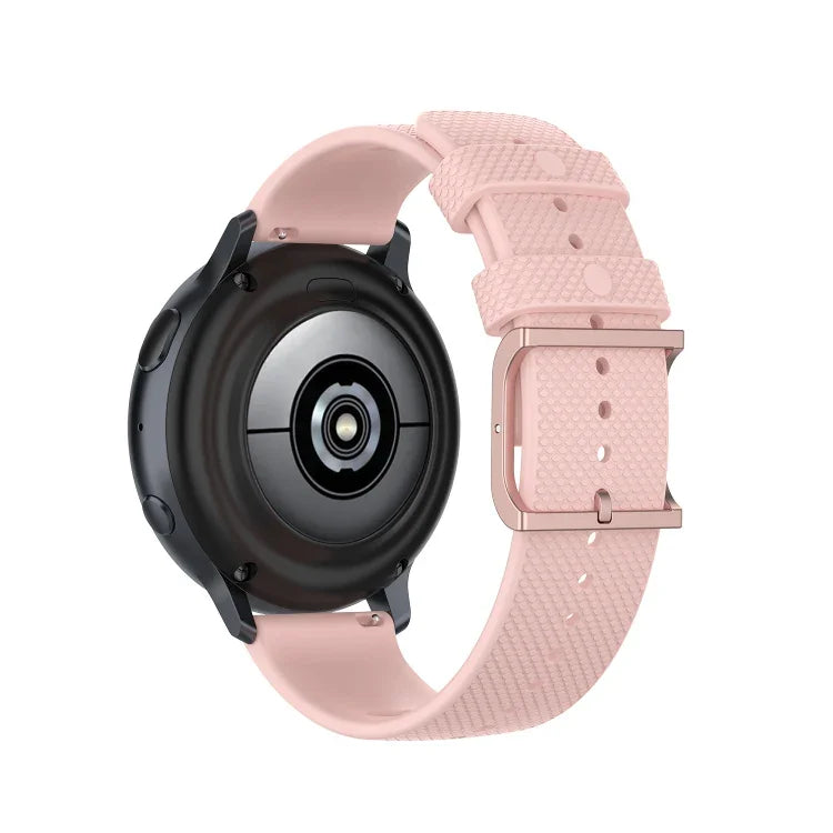 Bracelet texturé à pois de 20 mm, pour Galaxy Watch Active 3 / Active 2 / Active, pour Polar Ignite