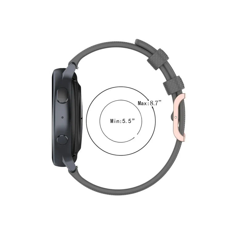 Bracelet texturé à pois de 20 mm, pour Galaxy Watch Active 3 / Active 2 / Active, pour Polar Ignite