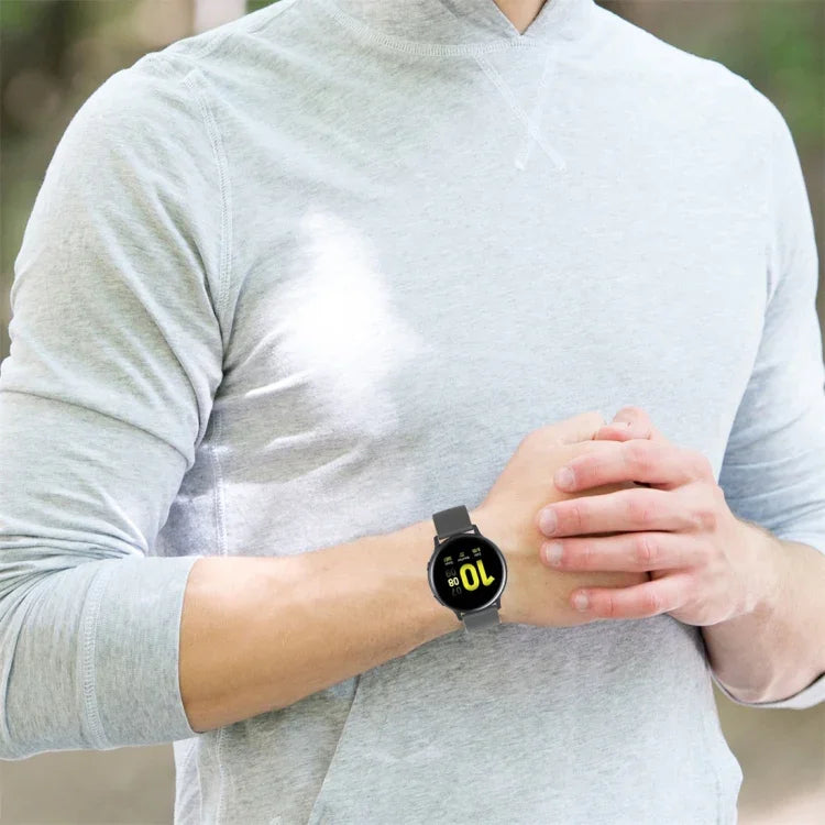 Bracelet texturé à pois de 20 mm, pour Galaxy Watch Active 3 / Active 2 / Active, pour Polar Ignite