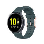 Bracelet texturé à pois de 20 mm, pour Galaxy Watch Active 3 / Active 2 / Active, pour Polar Ignite
