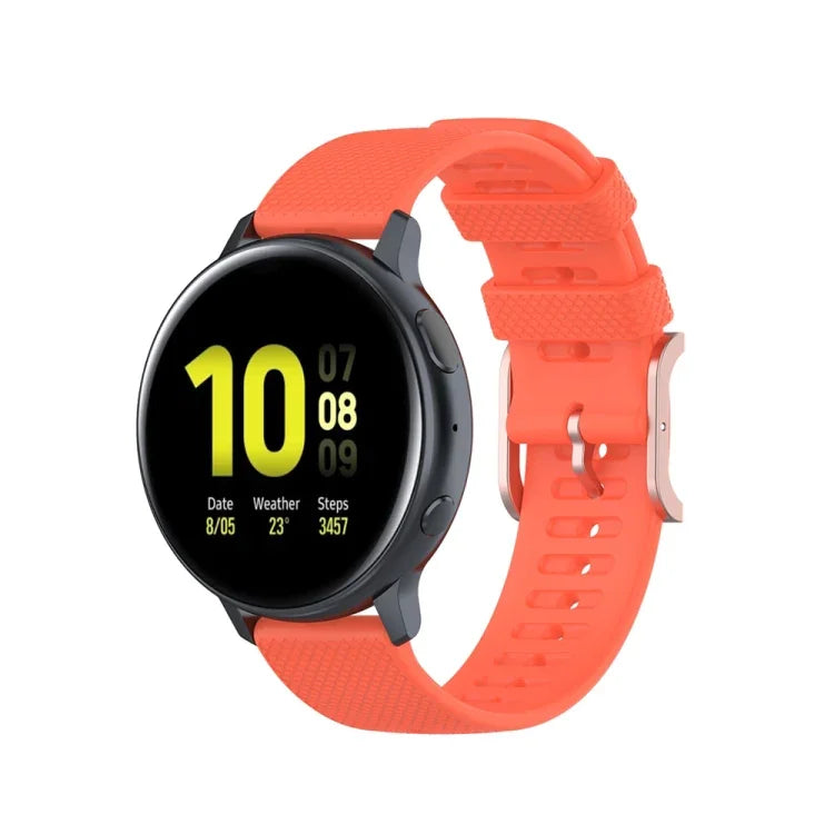Bracelet texturé à pois de 20 mm, pour Galaxy Watch Active 3 / Active 2 / Active, pour Polar Ignite