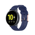 Bracelet texturé à pois de 20 mm, pour Galaxy Watch Active 3 / Active 2 / Active, pour Polar Ignite