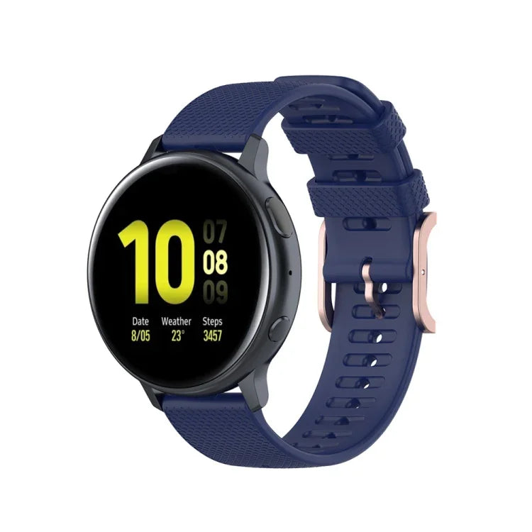 Bracelet texturé à pois de 20 mm, pour Galaxy Watch Active 3 / Active 2 / Active, pour Polar Ignite