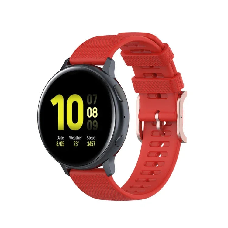 Bracelet texturé à pois de 20 mm, pour Galaxy Watch Active 3 / Active 2 / Active, pour Polar Ignite