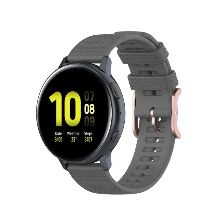 Bracelet texturé à pois de 20 mm, pour Galaxy Watch Active 3 / Active 2 / Active, pour Polar Ignite