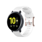 Bracelet texturé à pois de 20 mm, pour Galaxy Watch Active 3 / Active 2 / Active, pour Polar Ignite