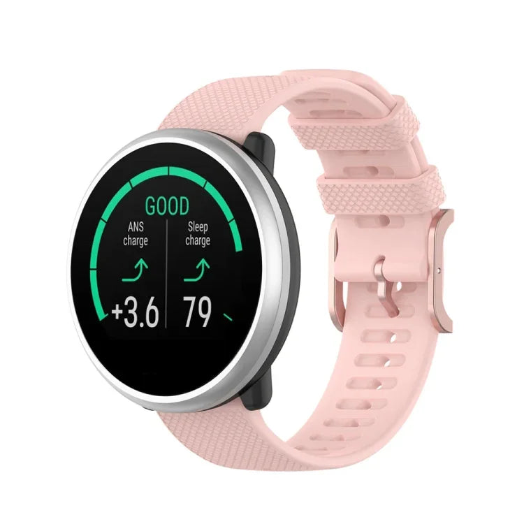 Bracelet texturé à pois de 20 mm, pour Galaxy Watch Active 3 / Active 2 / Active, pour Polar Ignite