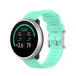 Bracelet texturé à pois de 20 mm, pour Galaxy Watch Active 3 / Active 2 / Active, pour Polar Ignite