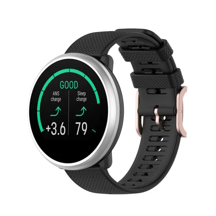 Bracelet texturé à pois de 20 mm, pour Galaxy Watch Active 3 / Active 2 / Active, pour Polar Ignite