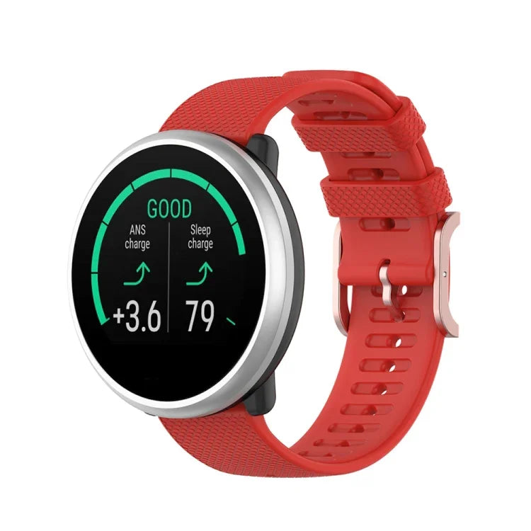 Bracelet texturé à pois de 20 mm, pour Galaxy Watch Active 3 / Active 2 / Active, pour Polar Ignite