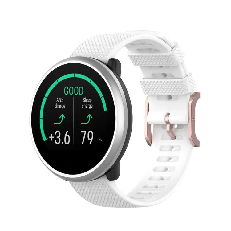 Bracelet texturé à pois de 20 mm, pour Galaxy Watch Active 3 / Active 2 / Active, pour Polar Ignite