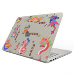 Coque de protection dépolie pour ordinateur portable à motif imprimé UV, pour MacBook Air 13.6 2025 / 2022 / 2023, pour MacBook Pro 13.3 A2338/A2251/A2289/A2159