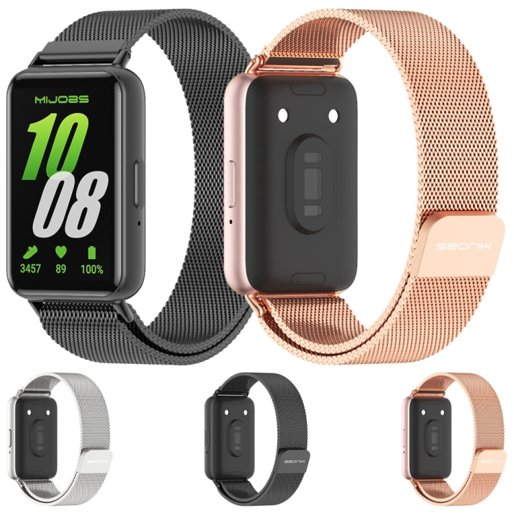 Bracelet de montre Mijobs Milan magnétique en métal, pour Samsung Galaxy Fit 3