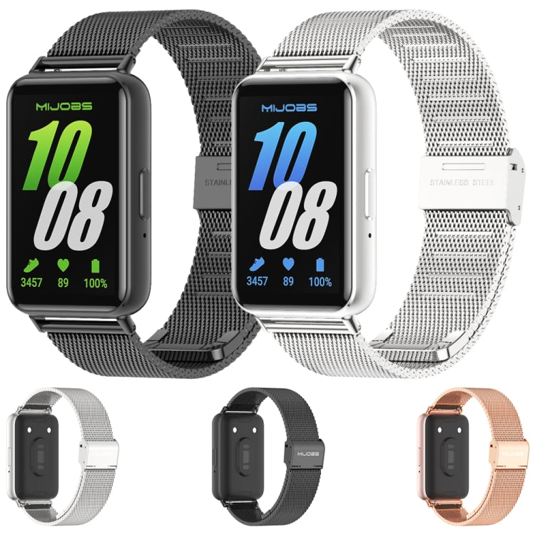 Bracelet de montre Mijobs Milan Buckle en métal, pour Samsung Galaxy Fit 3