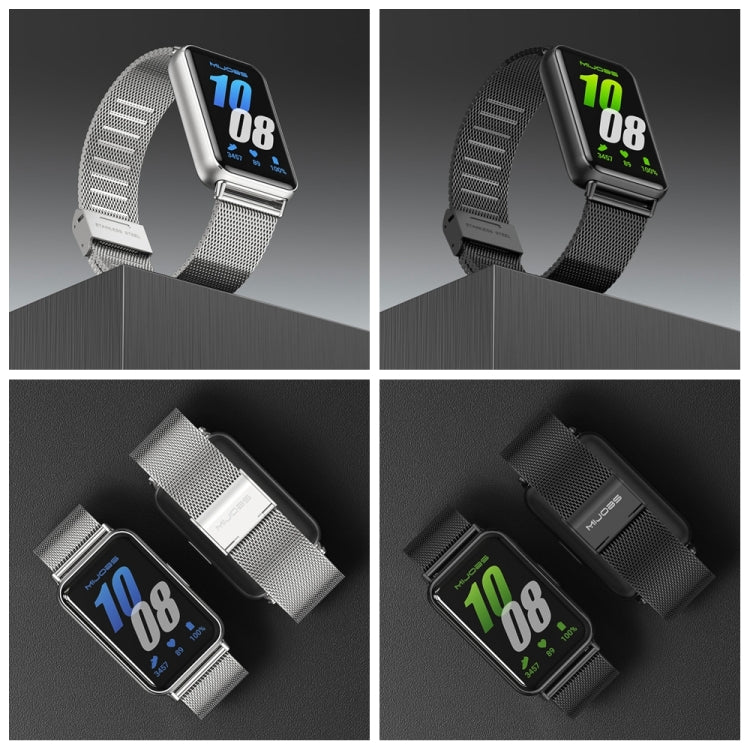Bracelet de montre Mijobs Milan Buckle en métal, pour Samsung Galaxy Fit 3