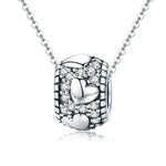 Perles Shine My Heart en Argent Sterling S925 Accessoires DIY pour Bracelet Collier