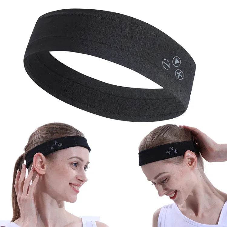 Écouteurs sans fil Bluetooth Mucro B01 style turban avec bandeau de sport