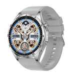 GTS4/LT09 Montre connectée de fitness et bien-être de 1,5 pouce IP67 avec prise en charge des appels Bluetooth / du suivi du sommeil / de l'oxygène sanguin / du moniteur de fréquence cardiaque, bracelet en silicone, bracelet en acier