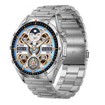 GTS4/LT09 Montre connectée de fitness et bien-être de 1,5 pouce IP67 avec prise en charge des appels Bluetooth / du suivi du sommeil / de l'oxygène sanguin / du moniteur de fréquence cardiaque, bracelet en silicone, bracelet en acier