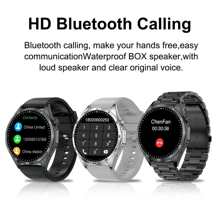 GTS4/LT09 Montre connectée de fitness et bien-être de 1,5 pouce IP67 avec prise en charge des appels Bluetooth / du suivi du sommeil / de l'oxygène sanguin / du moniteur de fréquence cardiaque, bracelet en silicone, bracelet en acier