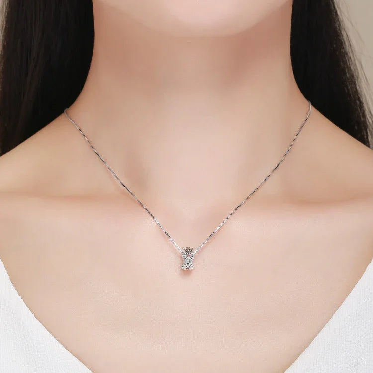 Perles Couronne de Marguerite en Argent Sterling S925 Accessoires DIY pour Bracelet Collier