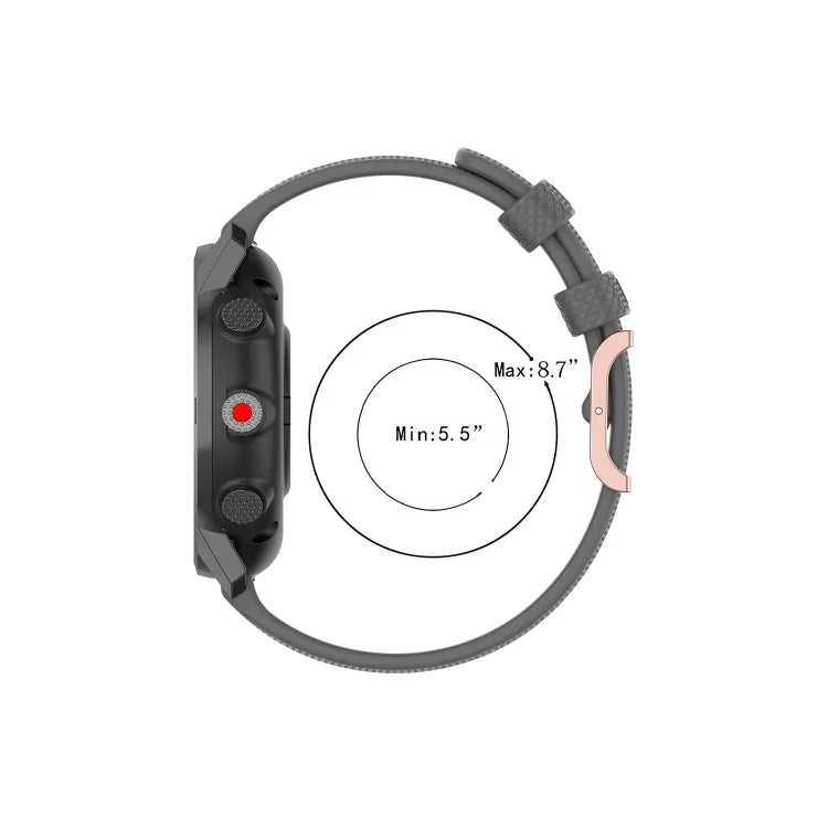 Bracelet texturé à pois de 22mm, Pour Polar Grit X / Vantage M, Pour Ticwatch Pro 2020 / Ticwatch GTX, Pour Samsung Galaxy Watch3 45mm / Galaxy Watch 46mm