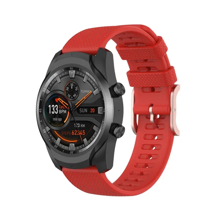 Bracelet texturé à pois de 22mm, Pour Polar Grit X / Vantage M, Pour Ticwatch Pro 2020 / Ticwatch GTX, Pour Samsung Galaxy Watch3 45mm / Galaxy Watch 46mm