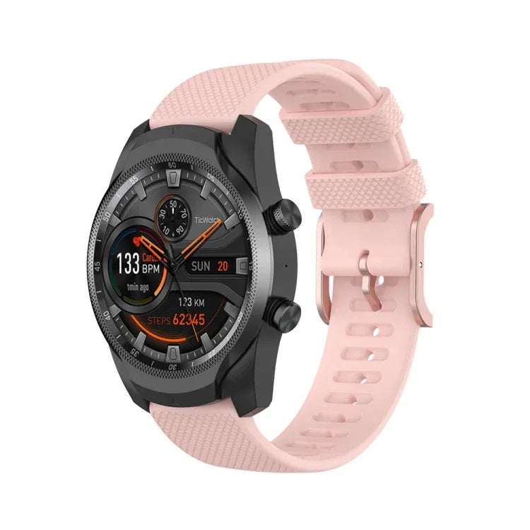 Bracelet texturé à pois de 22mm, Pour Polar Grit X / Vantage M, Pour Ticwatch Pro 2020 / Ticwatch GTX, Pour Samsung Galaxy Watch3 45mm / Galaxy Watch 46mm