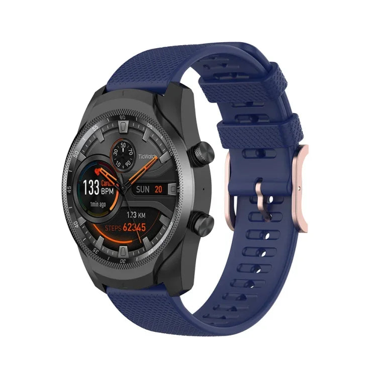 Bracelet texturé à pois de 22mm, Pour Polar Grit X / Vantage M, Pour Ticwatch Pro 2020 / Ticwatch GTX, Pour Samsung Galaxy Watch3 45mm / Galaxy Watch 46mm