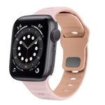 Bracelet de montre en silicone à boucle inversée texture vague, pour Apple Watch Series 6 40mm, pour Apple Watch Series 6 44mm, pour Apple Watch Series 5 44mm, pour Apple Watch Series 5 40mm