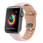 Bracelet de montre en silicone à boucle inversée texture vague, pour Apple Watch Series 2 42mm, pour Apple Watch Series 2 38mm, pour Apple Watch 42mm, pour Apple Watch 38mm