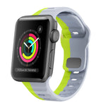 Bracelet de montre en silicone à boucle inversée texture vague, pour Apple Watch Series 2 42mm, pour Apple Watch Series 2 38mm, pour Apple Watch 42mm, pour Apple Watch 38mm