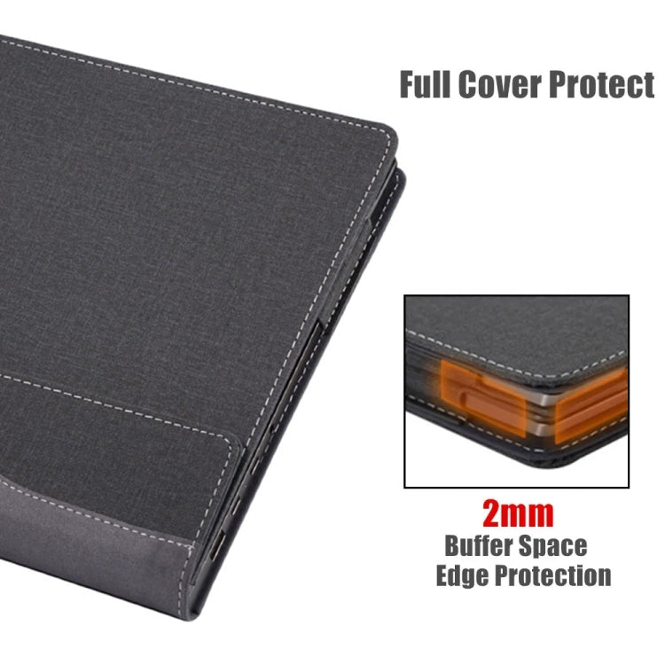 Housse de protection antichoc en cuir pour ordinateur portable, Pour HP Envy X360 14 pouces 14-fa 2024, Pour HP Envy X360 14 pouces 14-fc