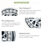 Bracelet Arbre de Vie en Argent Sterling S925 avec Cordon Décoré de Perles Détachées