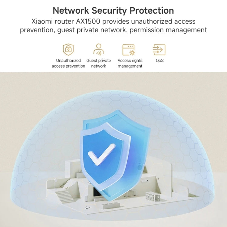 Routeur Xiaomi AX1500 amplificateur de signal indépendant 4 canaux WiFi 6 double bande, prise US, AX1500