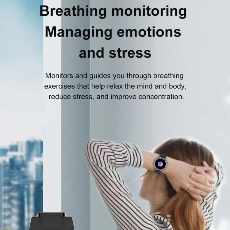 Montre connectée sport WS520 1,28 pouce IP67, compatible appels Bluetooth, suivi du sommeil, saturation en oxygène, fréquence cardiaque et pression artérielle