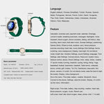 Montre connectée sport WS520 1,28 pouce IP67, compatible appels Bluetooth, suivi du sommeil, saturation en oxygène, fréquence cardiaque et pression artérielle