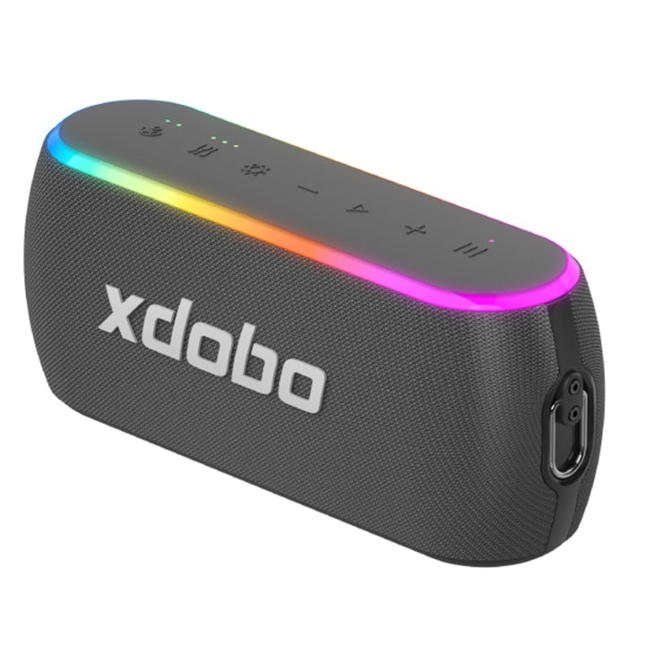 Enceinte sans fil Xdobo X8 III BT5.3 IPX7 avec lumière RGB, Support Bluetooth/Carte TF/USB/AUX, X8 III