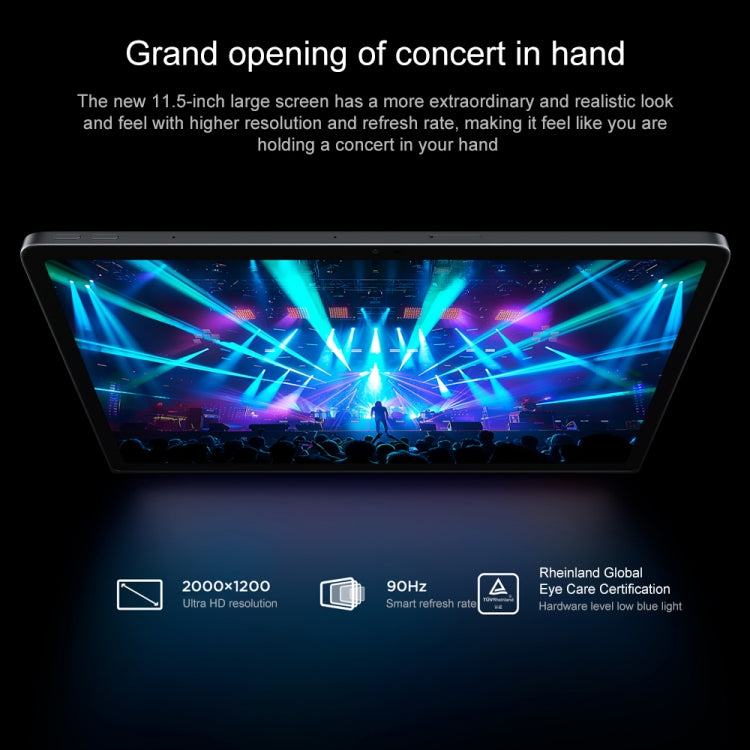 Lenovo Xiaoxin Pad Studio Tablette WiFi 11,5 pouces, ZUI 16 MediaTek Helio G99 Octa Core, Support identification faciale, 8 Go+128 Go, 8 Go+256 Go