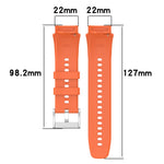 Vertical Texture Silicone Watch Band, For OPPO Watch X2