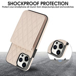 YM015 Sac à bandoulière en losanges avec étui RFID pour téléphone, pour iPhone 14 Pro Max, pour iPhone 13 Pro Max, pour iPhone 13 Pro, pour iPhone 13, pour iPhone 12 / 12 Pro, pour iPhone 12 Pro Max, pour iPhone 11 Pro Max, pour iPhone 11