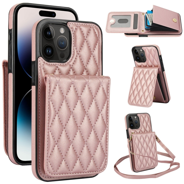 YM015 Sac à bandoulière en losanges avec étui RFID pour téléphone, pour iPhone 14 Pro Max, pour iPhone 13 Pro Max, pour iPhone 13 Pro, pour iPhone 13, pour iPhone 12 / 12 Pro, pour iPhone 12 Pro Max, pour iPhone 11 Pro Max, pour iPhone 11