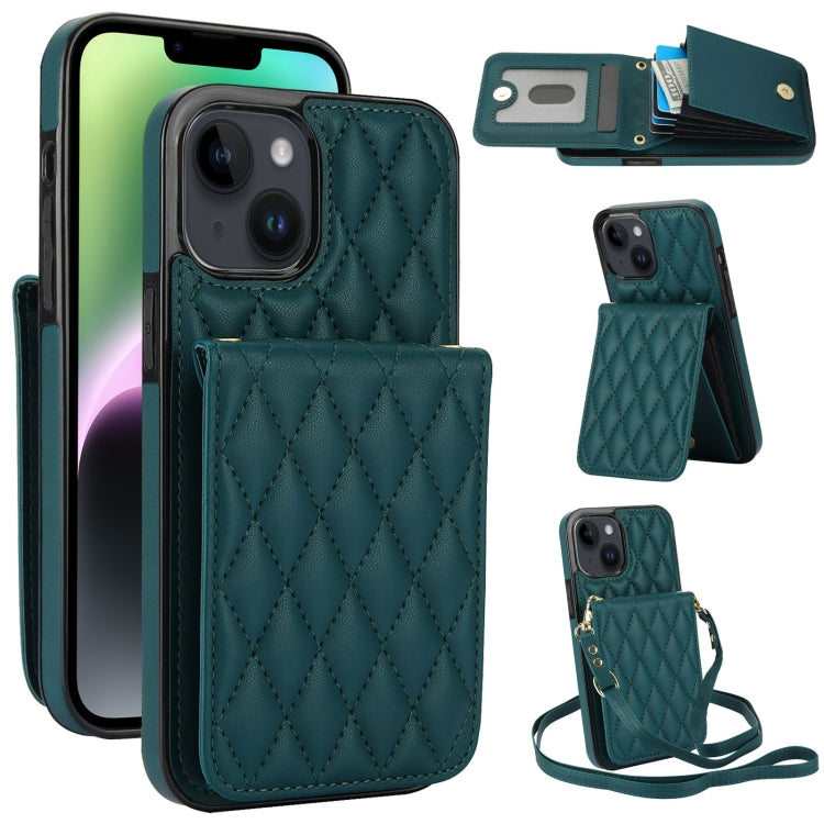 YM015 Sac à bandoulière en losanges avec étui RFID pour téléphone, pour iPhone 14 Pro Max, pour iPhone 13 Pro Max, pour iPhone 13 Pro, pour iPhone 13, pour iPhone 12 / 12 Pro, pour iPhone 12 Pro Max, pour iPhone 11 Pro Max, pour iPhone 11
