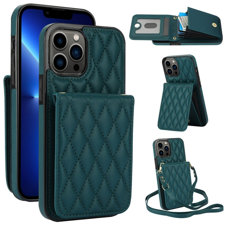 YM015 Sac à bandoulière en losanges avec étui RFID pour téléphone, pour iPhone 14 Pro Max, pour iPhone 13 Pro Max, pour iPhone 13 Pro, pour iPhone 13, pour iPhone 12 / 12 Pro, pour iPhone 12 Pro Max, pour iPhone 11 Pro Max, pour iPhone 11