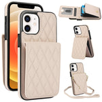 YM015 Sac à bandoulière en losanges avec étui RFID pour téléphone, pour iPhone 14 Pro Max, pour iPhone 13 Pro Max, pour iPhone 13 Pro, pour iPhone 13, pour iPhone 12 / 12 Pro, pour iPhone 12 Pro Max, pour iPhone 11 Pro Max, pour iPhone 11