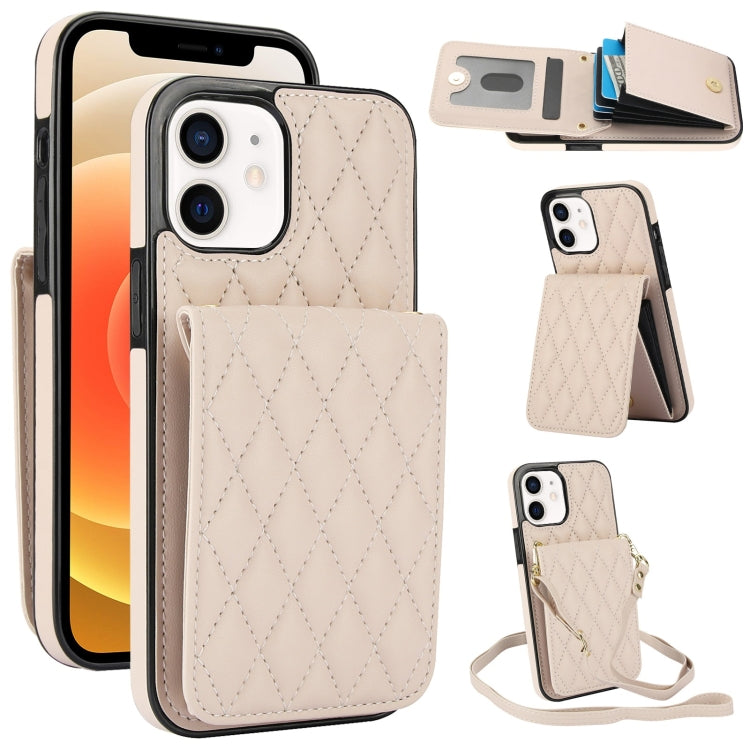 YM015 Sac à bandoulière en losanges avec étui RFID pour téléphone, pour iPhone 14 Pro Max, pour iPhone 13 Pro Max, pour iPhone 13 Pro, pour iPhone 13, pour iPhone 12 / 12 Pro, pour iPhone 12 Pro Max, pour iPhone 11 Pro Max, pour iPhone 11